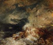 Joseph Mallord William Turner eldsvada till havs Sweden oil painting artist